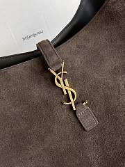 YSL Le 5 A 7 Bea In Suede Leather Brown - 50x28x18cm - 5