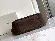 YSL Le 5 A 7 Bea In Suede Leather Brown - 50x28x18cm - 2