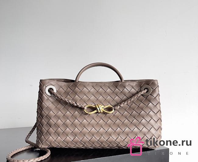 Bottega Veneta Small Andiamo East West Pinecone - 29×18×10cm - 1