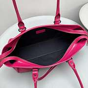 Balenciaga Le City Bag East West In Framboise Arena Storico - 39.8×17.7×14.9cm - 6