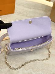 LV Wallet On Chain Ivy Monogram Empreinte Misty Lilac M25714- 23.5x12x4.3cm - 2