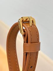 LV Side Trunk MM Canvas Ecru/Cognac M14411 - 23.5x16x8.5cm - 4
