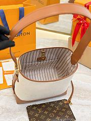 LV Low Key Hobo PM Canvas Ecru/Cognac M25468 - 24x28x16cm - 3