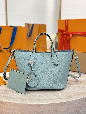 LV Blossom PM Mahina Leather Mineral Blue M24930- 20x20x12.5cm