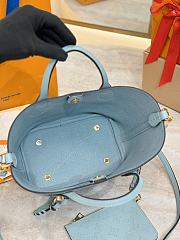 LV Blossom PM Mahina Leather Mineral Blue M24930- 20x20x12.5cm - 4