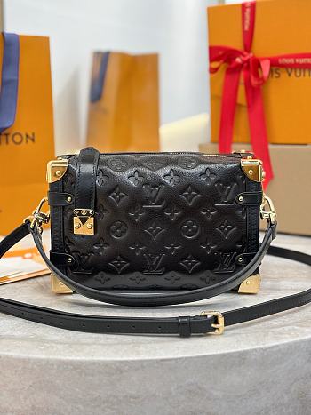 LV Side Trunk MM Acajou Calfskin Leather M26304 - 23.5x16x8.5cm