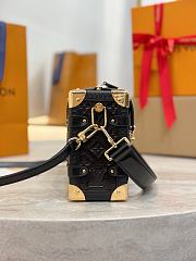 LV Side Trunk MM Acajou Calfskin Leather M26304 - 23.5x16x8.5cm - 5