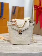 LV Nano Noe Backpack Monogram Empreinte Cream M25819 - 19x15x10cm - 1