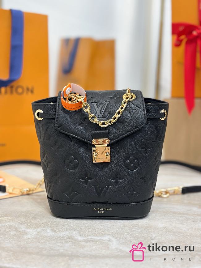 LV Nano Noe Backpack Monogram Empreinte Black M14549 - 19x15x10cm - 1