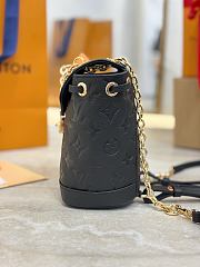 LV Nano Noe Backpack Monogram Empreinte Black M14549 - 19x15x10cm - 4