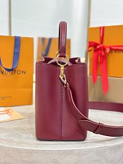 LV Capucines GM Souple Rust Red M13027 - 38x23x16cm - 4
