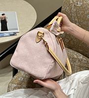 LV Speedy Soft 30 Monogram Denim Washed Pink - 30x21x17cm - 3