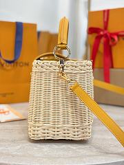 LV Capucines BB Smooth and Rattan Golden Yellow M24976 - 27x17.3x9cm - 2