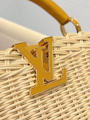 LV Capucines BB Smooth and Rattan Golden Yellow M24976 - 27x17.3x9cm - 3