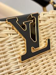 LV Capucines Mini Smooth and Rattan Black M26003 - 21x14x8cm - 2