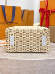 LV Capucines BB Smooth and Rattan White - 27x17.3x9cm - 6