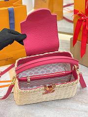 LV Capucines BB Taurillon and Rattan Pink - 27x17.3x9cm - 3