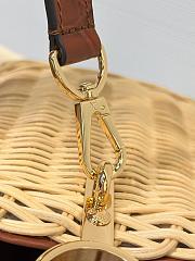 LV Capucines BB Crocodile and Rattan Brown - 27x17.3x9cm - 4