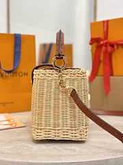 LV Capucines BB Crocodile and Rattan Brown - 27x17.3x9cm - 6