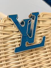 LV Capucines BB Crocodile and Rattan Blue - 27x17.3x9cm - 2