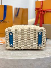 LV Capucines BB Crocodile and Rattan Blue - 27x17.3x9cm - 3