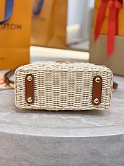 LV Capucines Mini Crocodile and Rattan Brown - 21x14x8cm - 2