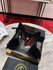 Christian Louboutin Sandaloo 130mm Sandals Suede Black - 6