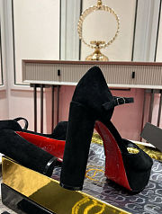 Christian Louboutin Sandaloo 130mm Sandals Suede Black - 2