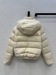  Moncler Gisors Down Jacket in White  - 4