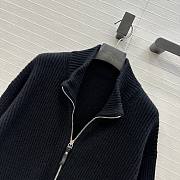 Hermes Wool Knit Jacket Black - 6