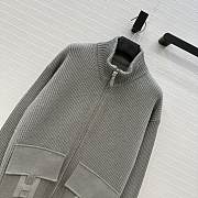 Hermes Wool Knit Jacket Gray - 4