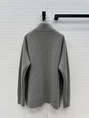 Hermes Wool Knit Jacket Gray - 5