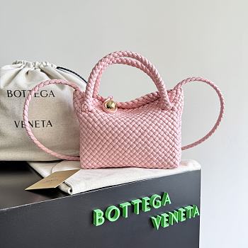 Bottega Veneta Small Tosca Pink - 20x16.5x7cm
