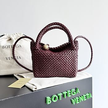 Bottega Veneta Small Tosca Burgundy - 20x16.5x7cm