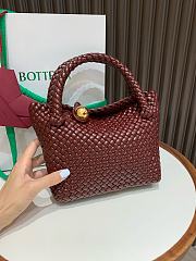 Bottega Veneta Small Tosca Madder Brown - 20x16.5x7cm - 6