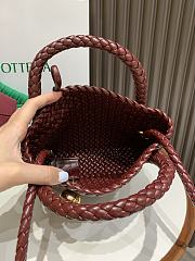 Bottega Veneta Small Tosca Madder Brown - 20x16.5x7cm - 4