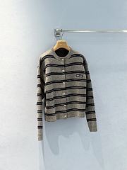 Miumiu Shetland Knit Cardigan Grey/Blue - 5