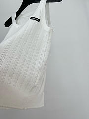 Miumiu Cashmere And Silk Tank Top White  - 2