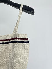 Miumiu Cotton Knit Top Natural  - 4