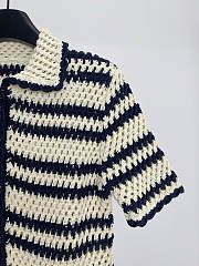Miumiu Cotton Cardigan Natural/Blue - 5