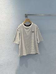 Miumiu Reversible T-shirt In Cotton Brown - 4