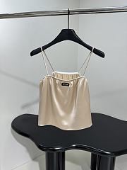 Miumiu Satin Top Desert Beige - 5