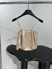 Miumiu Satin Top Desert Beige - 2