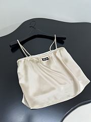 Miumiu Satin Top Desert Beige - 3