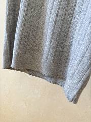 Miumiu Cotton Tank Top Grey  - 2