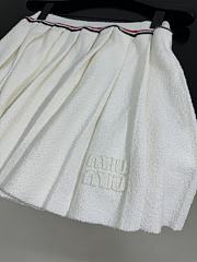 Miumiu Cotton Miniskirt White - 6
