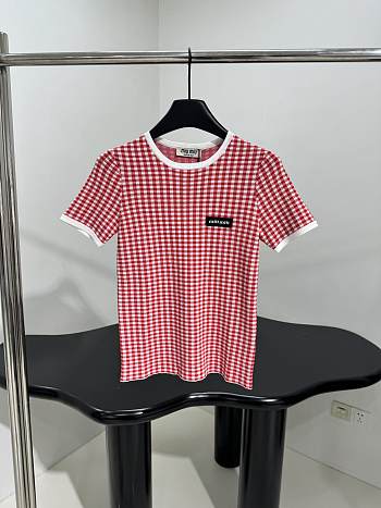 Miumiu Viscose Sweater White/Red