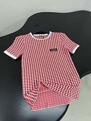 Miumiu Viscose Sweater White/Red - 5