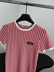 Miumiu Viscose Sweater White/Red - 2