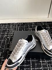 Chanel Sneakers Taurillon Suede & Patent Calfskin Black Silver - 5
